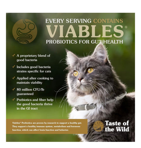 Taste of the Wild Canyon River Trout & Smoke-Flavored Salmon Grain-Free Dry Cat Food 14 lbs