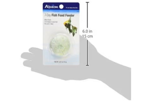 Aqueon 7 Day Vacation Feeder Slow- Release Fish Food for Tropical Fish - 1 Pack