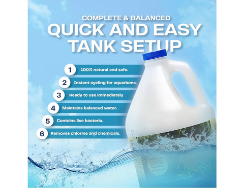 Activ Betta Bio-Activ Live Betta Water - 1 Gallon - Instant Cycling, No Chlorine, Balanced Formula with Live Bacteria for Freshwater Aquariums