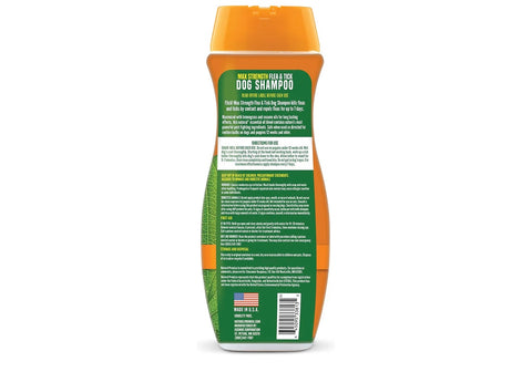 Flick! Max Strength Flea Shampoo for Dogs, Natural Flea and Tick Prevention for Dogs, Safe and Powerful Treatment & Control, Made in USA, 20oz