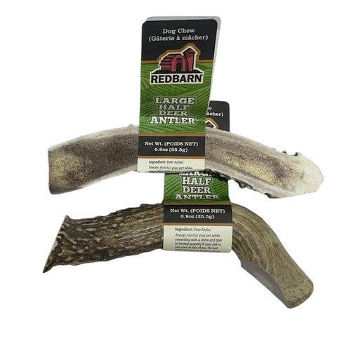 large half deer antler .9 oz