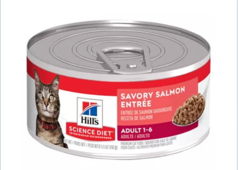 Hill's® Science Diet® Adult 1-6 savory salmon entree 5.5 oz