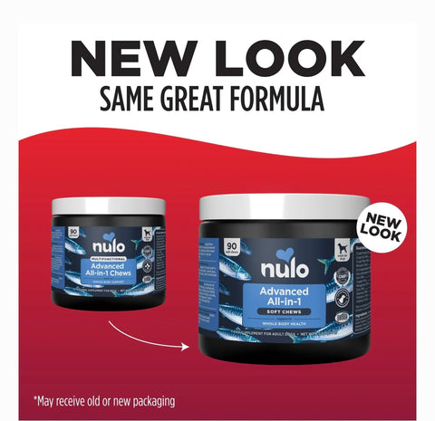 Nulo Advanced Multifunctional All-in-1 Supplement for Dogs, 90 count