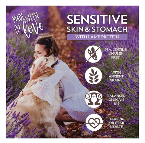 Wholesomes Sensitive Skin & Stomach with Lamb Protein Dry Dog Food, 30-lb bag