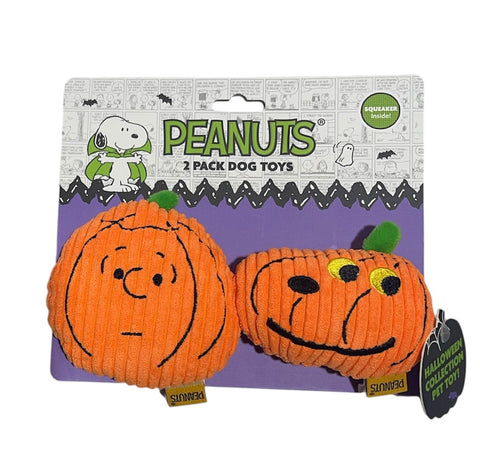 peanuts 2 pack squeaker halloween collection