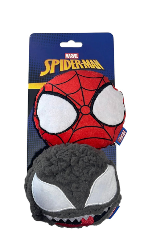spider man 2 pack dog toy squeak and crinkles