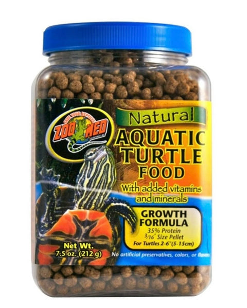 Zoo Med Natural Aquatic Turtle Food Growth Formula 7.5oz