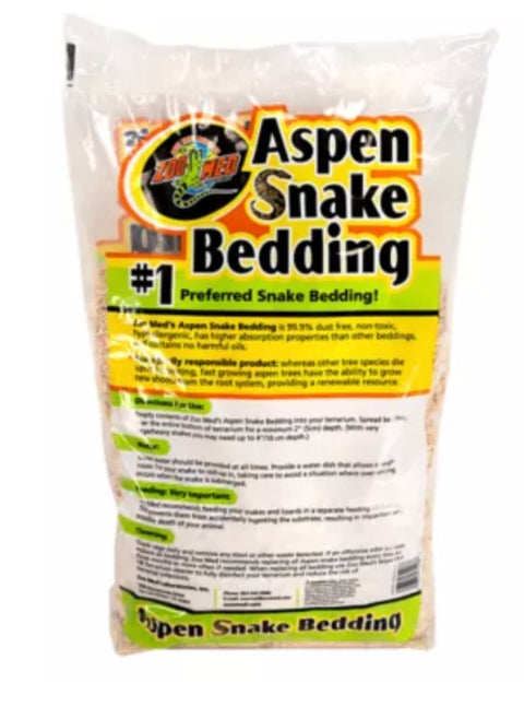 Zoo Med Aspen Snake Bedding 8 qt