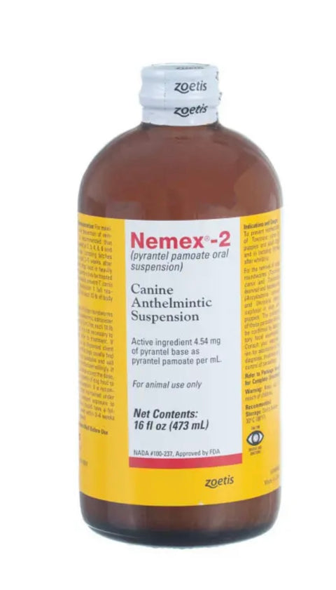 nemex-2 dog wormer 16 fl oz 473 ml