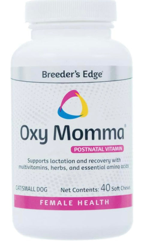 Revival Animal Health Breeder's Edge Oxy Momma- Nursing & Recovery Supplement- for Small Dogs & Cats- 40ct Soft Chews