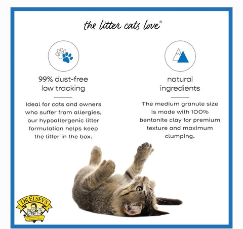 Dr. Elsey's Ultra Unscented Clumping Clay Cat Litter, 40-lb bag