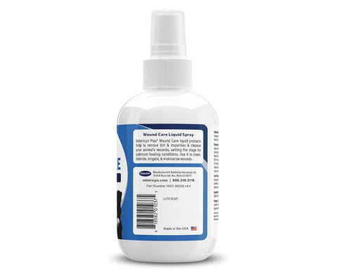 Vetericyn Plus Dog Wound Care Spray | Healing Aid and Skin Repair, Clean Wounds, Relieve Dog Skin Allergies, Safe for All Animals. 3 ounces