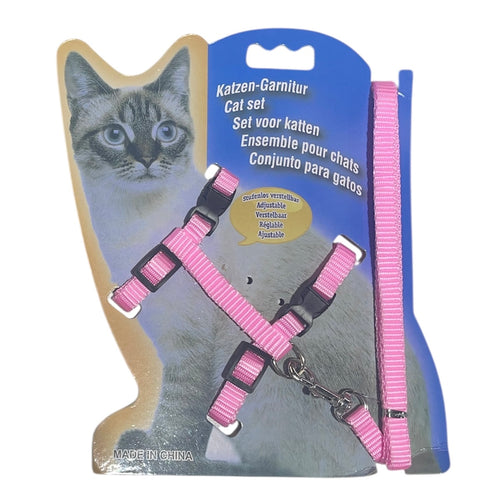 cat harness with leash adjustable