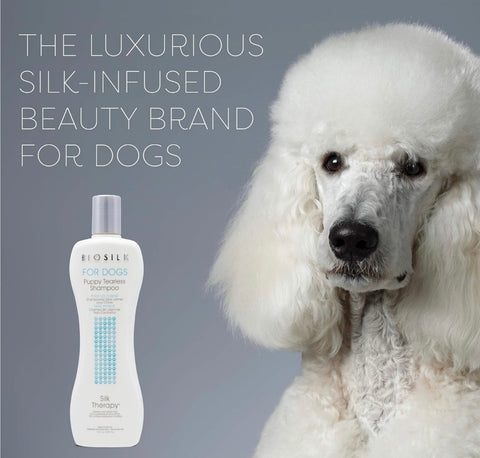 BioSilk for Dogs Silk Therapy Puppy Tearless Shampoo for Dogs