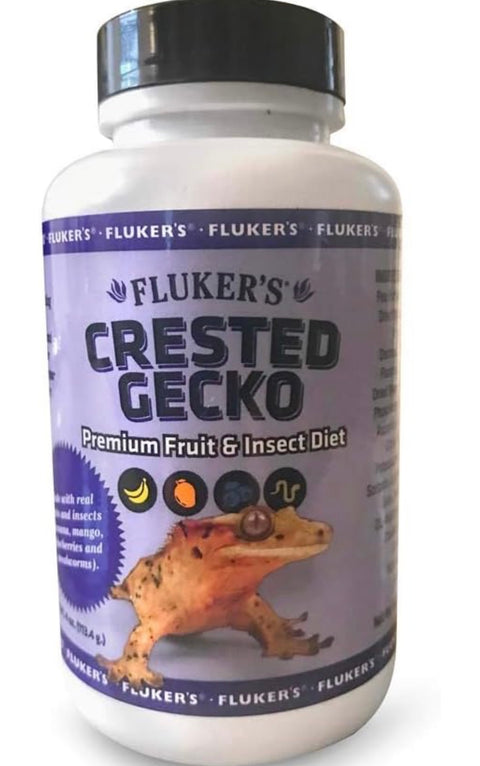 Flukers 4 oz Food Crested Gecko Fruit Insect