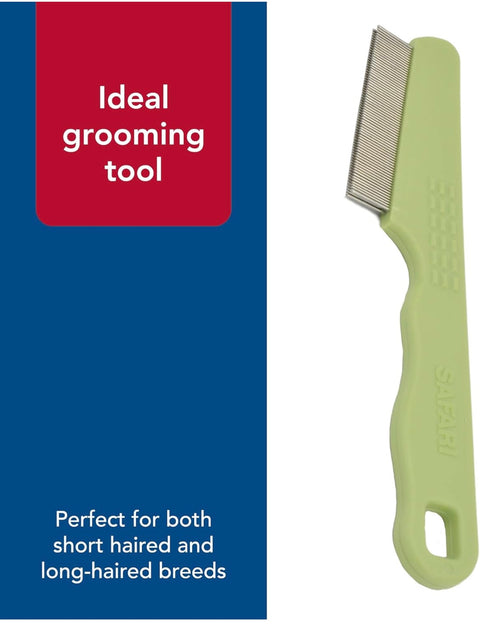 Coastal Pet Safari Double Row Comb
For Flea Prevention, Detection, with Short and Long Hair, Helps Dry Skin, in Pets