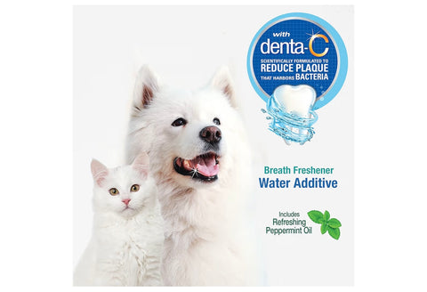 Nylabone Advanced Oral Care Pet Dental Water Additive, Liquid Tartar Remover & Breath Freshener for Dogs, Dog Teeth-Cleaning, Peppermint Flavor, 16 oz.