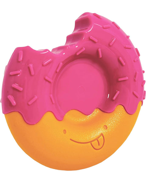 Nylabone Donut Power Chew Toy for Dogs, Dog Toys for Aggressive Chewers, Bacon Glazed Flavor, Medium Dogs - Up to 35 lbs,
