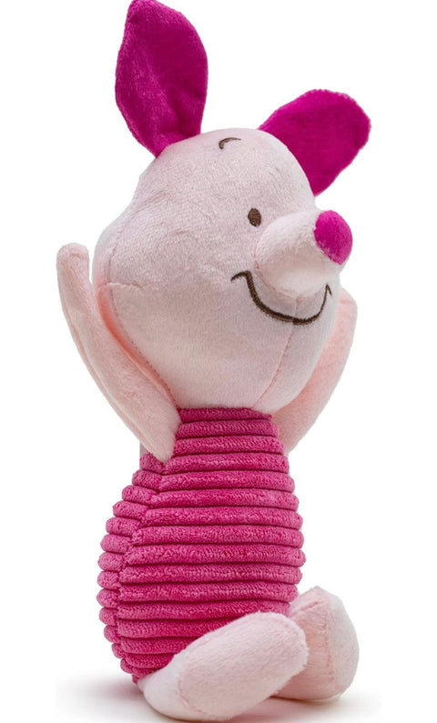 Buckle-Down Disney Dog Toy, Winnie The Pooh Piglet Arms Up Sitting Pose Pet Toy, Plush