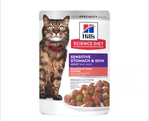 Hill's® Science Diet® Sensitive Stomach & Skin Adult Wet Cat Food - 2.8 oz