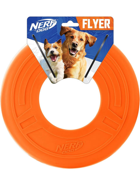 Nerf Dog 10in Atomic Flyer - Orange