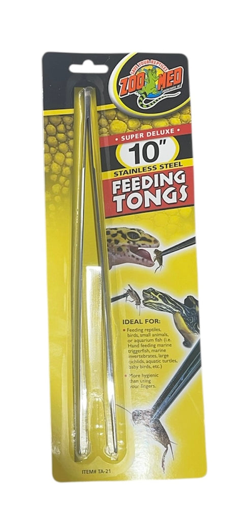 Zoo Med Super Deluxe Stainless Steel Feeding Tongs