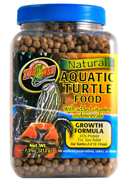 Zoo Med Aquatic Turtle Food Growth Formula, 7.5 oz.