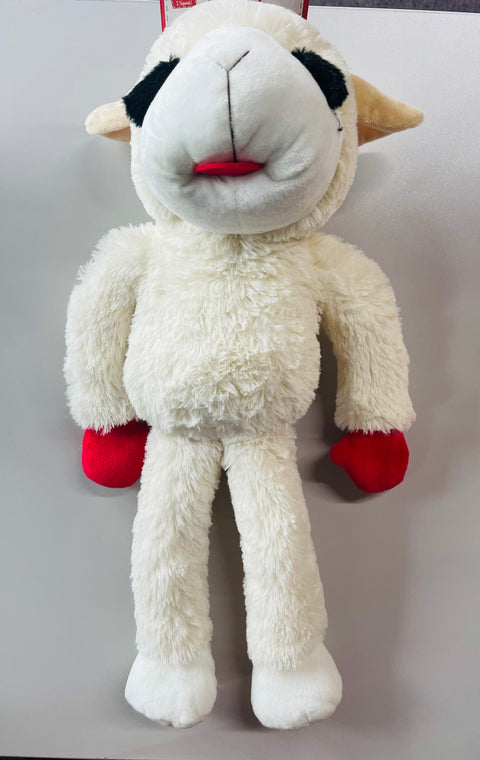 lamb chop dog toy 21 inches long squeaker