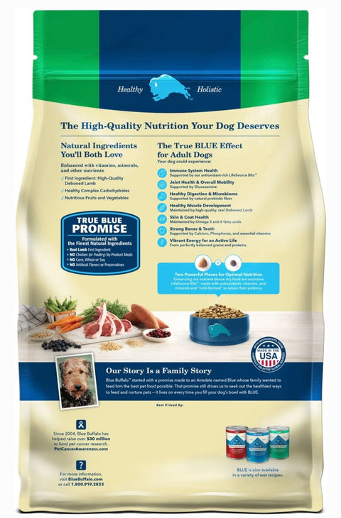 Blue Buffalo Life Protection Formula Adult Lamb & Brown Rice Recipe Dry Dog Food, 30-lb bag