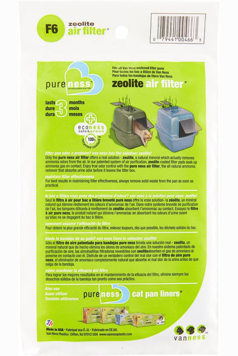 Van Ness Zeolite Air Filter 1