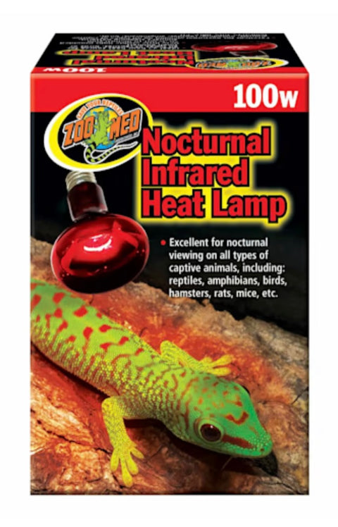 Zoo Med Nocturnal Infrared Heat Lamp, 100 Watts
