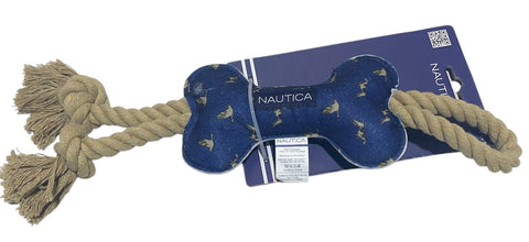 nautica dog toy rope bone