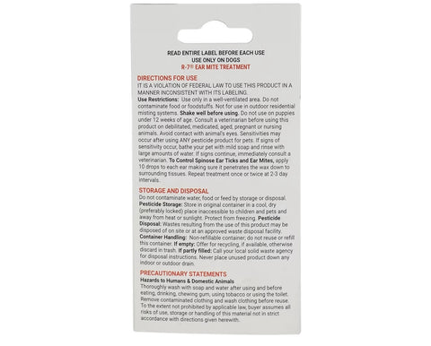 Miracle Care Ear Mite Treatment Kit for Dogs, 1-fl oz bottles, 2 count