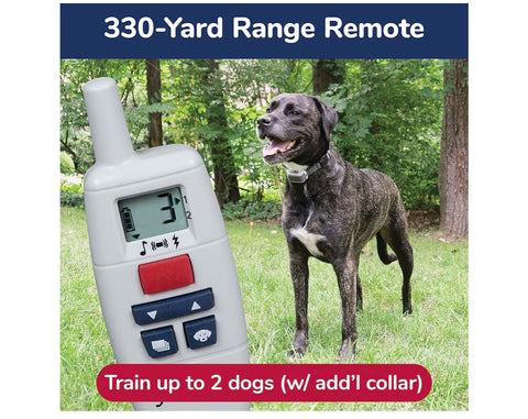 FreeSpirit Dog Training Collar with Remote - Waterproof - Rechargeable - With Tone, Vibration & Static - For Small & Large Dogs