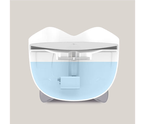 Catit PIXI Drinking Fountain – Cat Water Fountain with Triple Filter and Ergonomic Drinking Options, Stainless Steel
