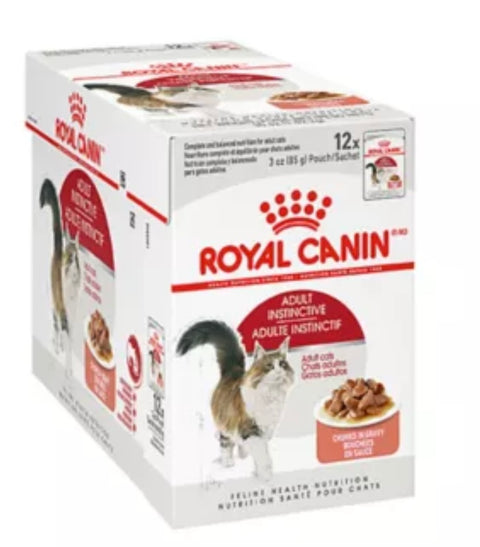 Royal Canin Feline Health Nutrition Instinctive Adult Cat Chunks in Gravy Food