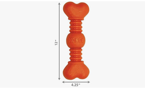 KONG Squeakstix Wigglerz, Large, Orange