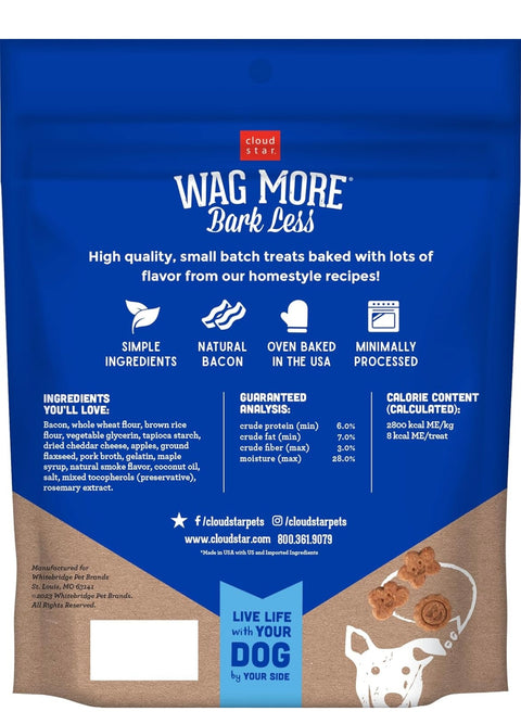 Cloud Star WagCloud Star Wag More Bark Less Original Soft & Chewy Dog Treats, Corn & Soy Free, Baked in USA More Bark Less Original Soft & Chewy Dog Treats, 6oz