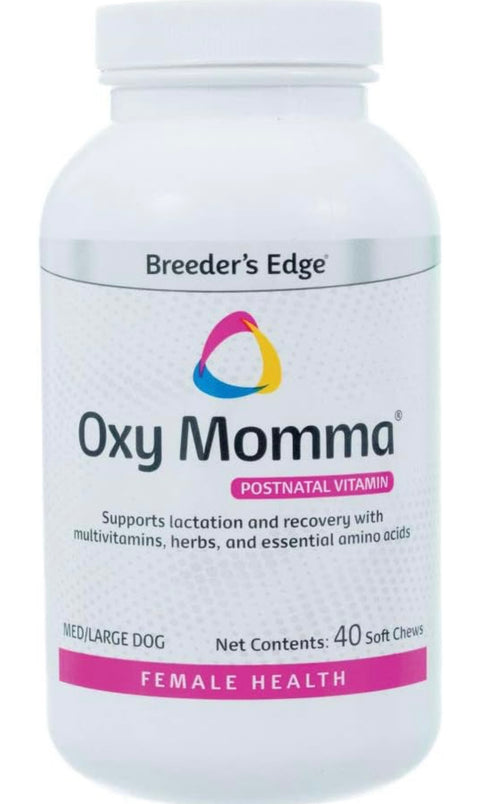 Revival Animal Health Breeder's Edge Oxy Momma- Nursing & Recovery Supplement- for Medium & Large Dogs- 40ct Soft Chews