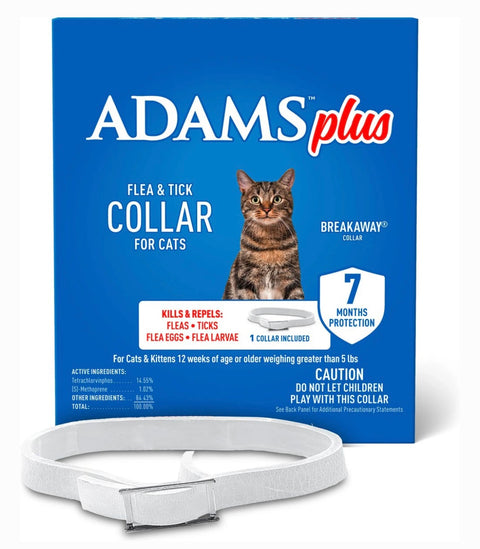 Adams Plus Flea & Tick Breakaway Collar for Cats