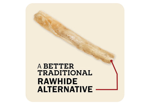 Redbarn Pet Products All-Natural Large 12" Beef Collagen Sticks for Dogs - Long Lasting Low-Odor Alternative to Traditional Rawhide & Bully Sticks - Supports Healthy Joints, Skin, & Coat - 3 Pack