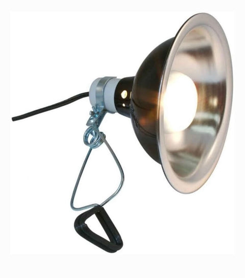 Zoo Med Deluxe Porcelain Clamp Lamp, 8.5-in