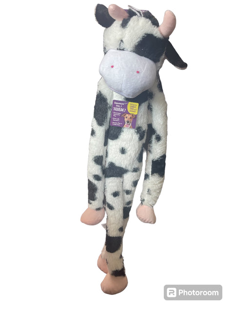 multipet squeaker milk cow 26 inches long