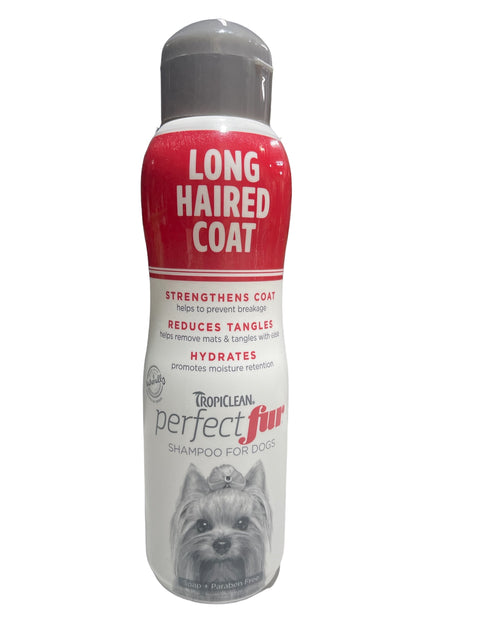 TropiClean Perfect FurDetangler Spray for Dogs - Made in USA - Detangling & Dematting Formula - Removes Mats & Knots for Gentle, Easy Brushing - Naturally Derived 12 flo oz