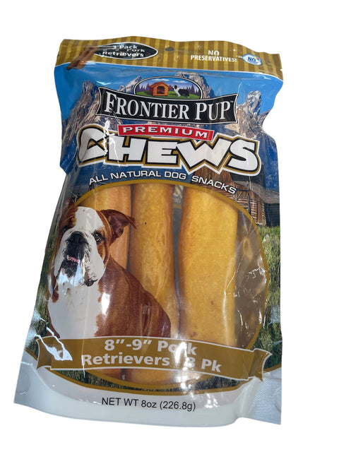 frontier pup premium chews all natural dog snacks  8 oz