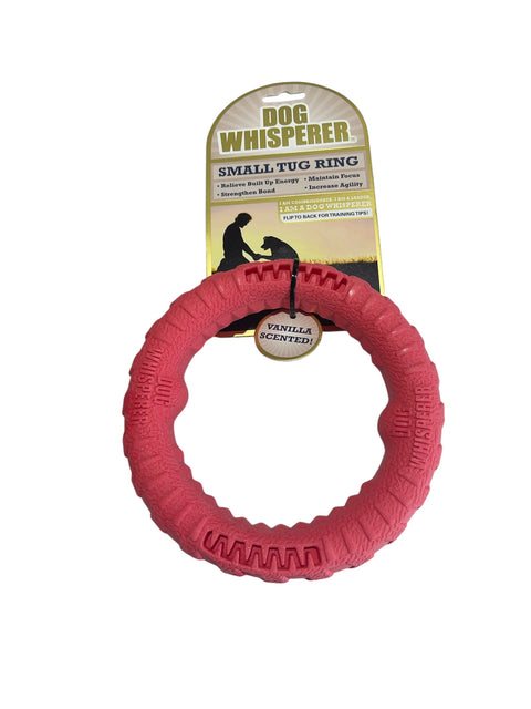 dog whisperer small tug ring vanilla scented