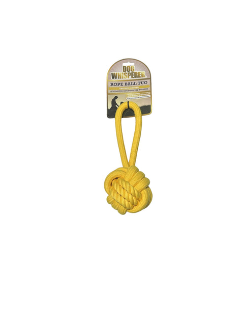 dog whisperer rope ball tug