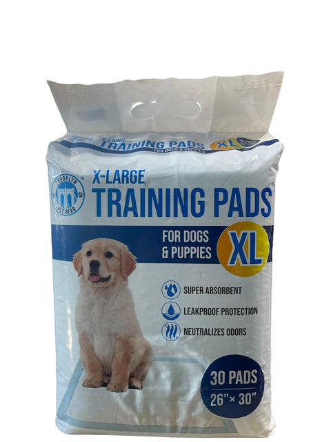 brooklyn pet gear extra large training pads 30 pads 26x30