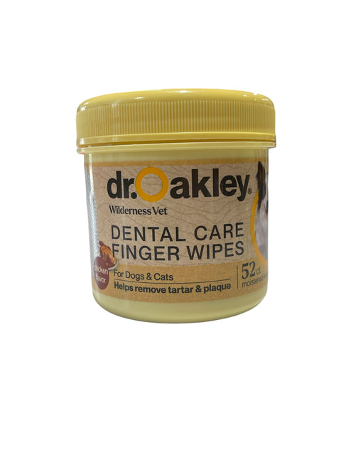 dental care finger wipes dr oakley wilderness vet for dogs