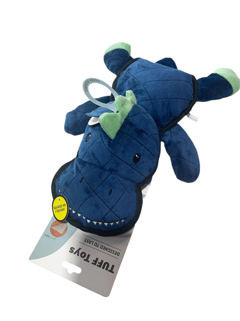 tuff toys squeaker blue dino